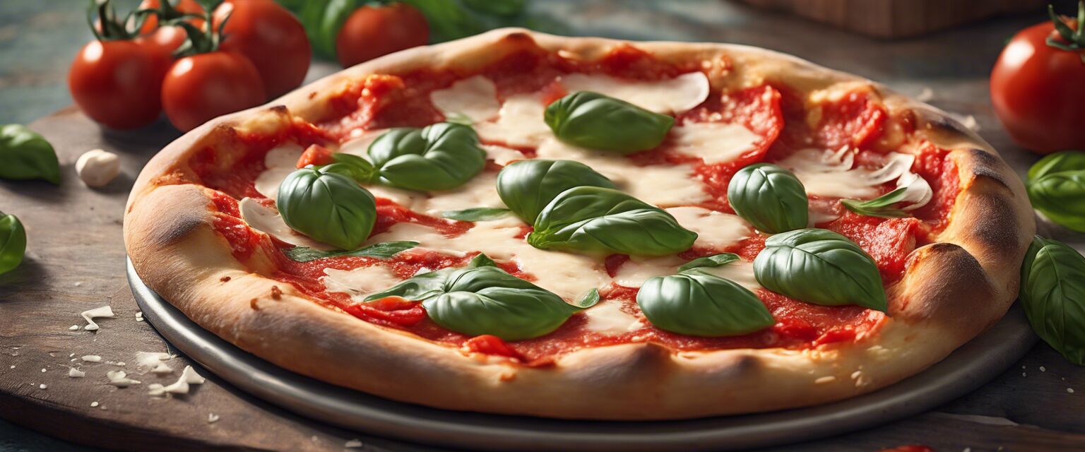 Classic Neapolitan pizza